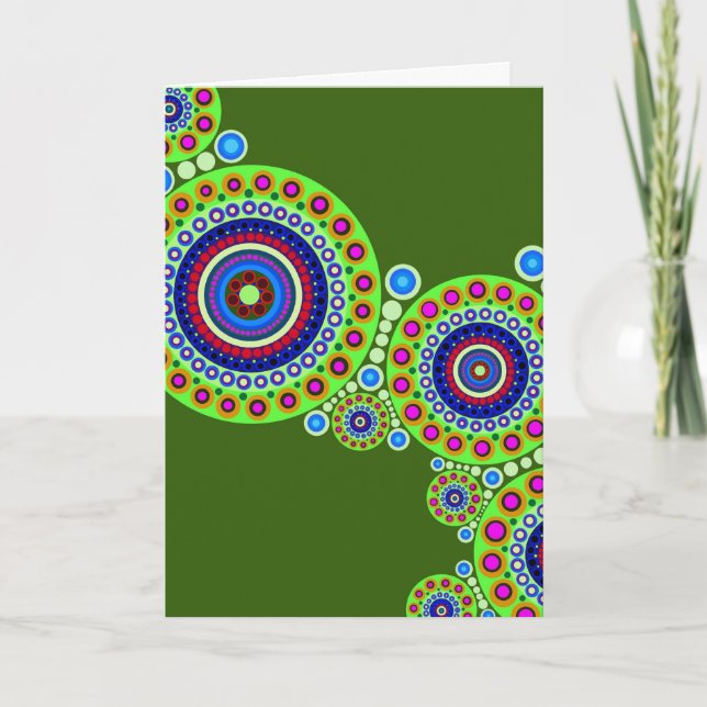 Circle Motif #119 Greeting Card (Front)