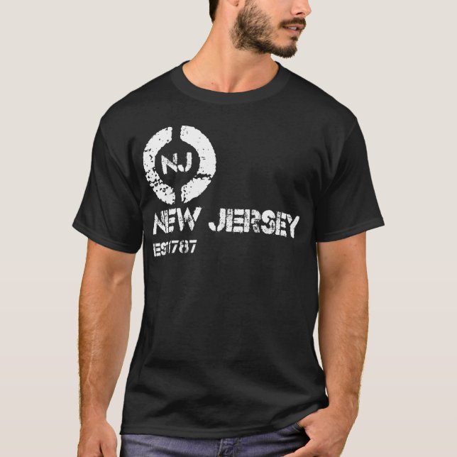 Circle new jersey est T-Shirt (Front)