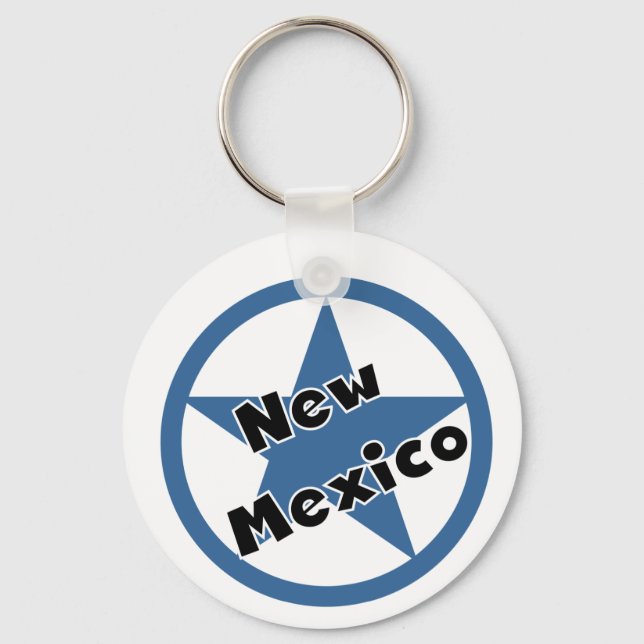 Circle New Mexico Key Ring (Front)