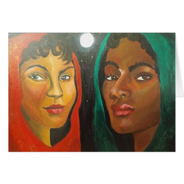 Circle Notecard (Front Horizontal)