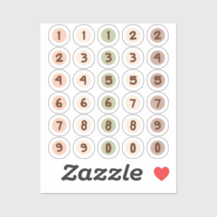 Circle numbers