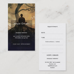 Circle of Becoming Symbolic Spiritual Design Business Card