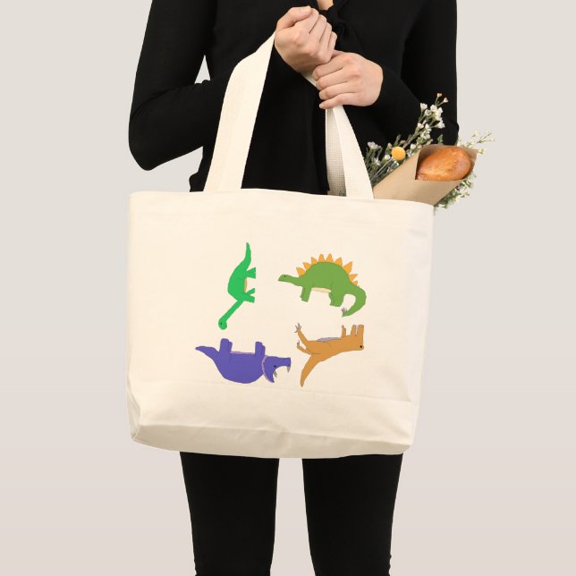 Circle of Dinosaurs bag (Front (Product))