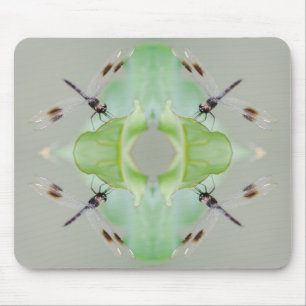 Circle of Dragonflies Mouse Pad