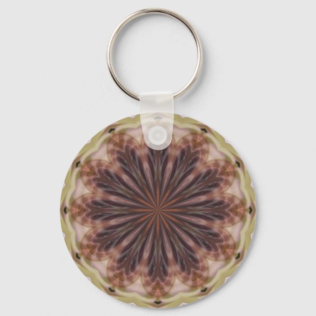 Circle of Feathers Key Ring (Front)