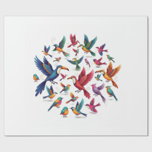 Circle of Flight - Harmony in Motion Wrapping Paper