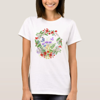 Circle of Flowers T Shirt
