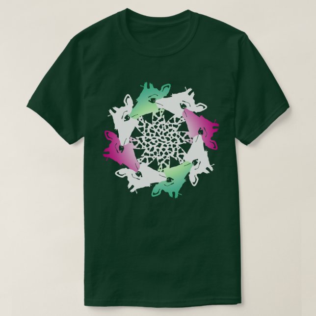 circle of giraffes T-Shirt (Design Front)