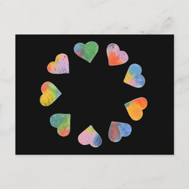 Circle of Hearts Postcard (Front)