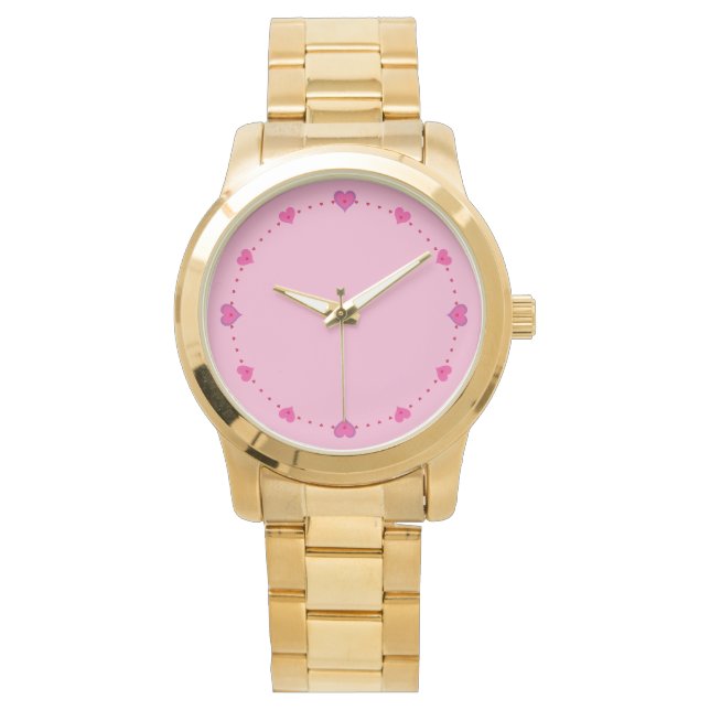 Circle of Hearts  Women's Watch (Front)