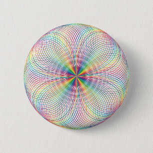 circle of joy 6 cm round badge