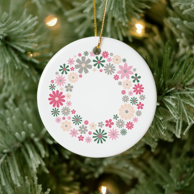 Circle of Joy (Fusion) Ceramic Ornament (Tree)