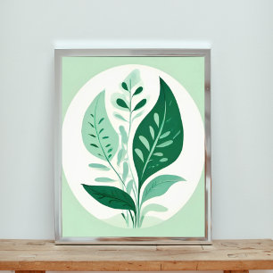 Circle of Life Leaves Photo Print