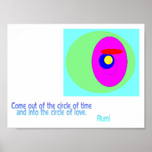 Circle of Love Rumi Poster