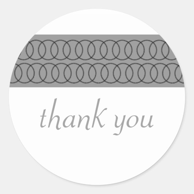Circle of Love Thank You Stickers (Front)