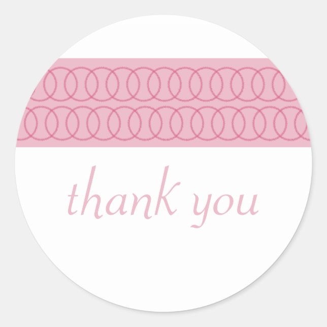 Circle of Love Thank You Stickers (Front)