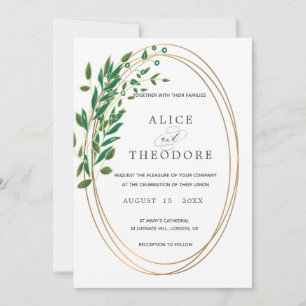Circle of Love Wedding Invitation