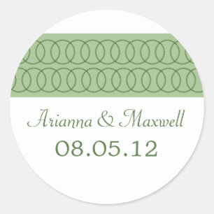 Circle of Love Wedding Stickers