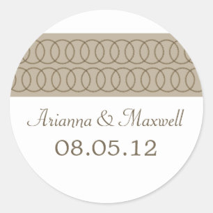 Circle of Love Wedding Stickers