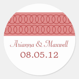 Circle of Love Wedding Stickers