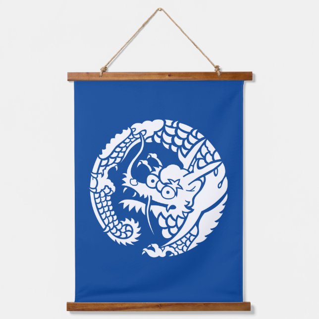 Circle of Nichiren sect dragon Hanging Tapestry (Front)