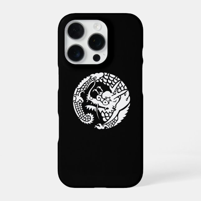 Circle of Nichiren sect dragon iPhone Case (Back)