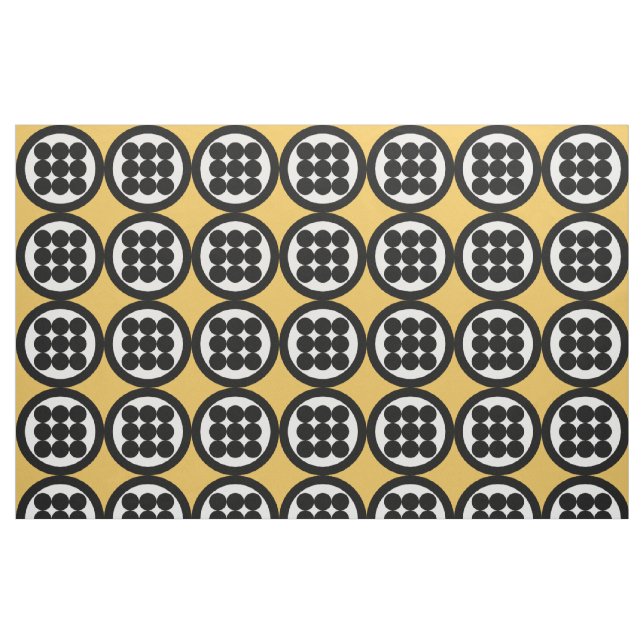 Circle of Nine by Kenneth Yoncich Fabric (Fat Quarter)