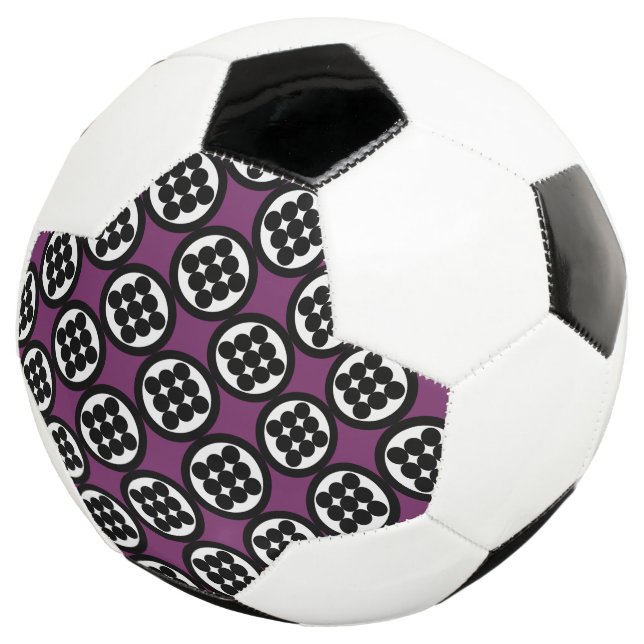 Circle of Nine by Kenneth Yoncich Soccer Ball (Three Quarter)