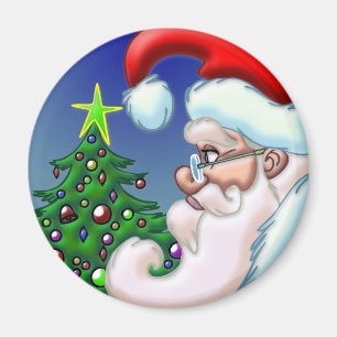 Circle of Santa Magnet