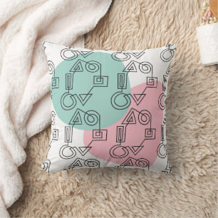 Circle of Shapes  Cushion