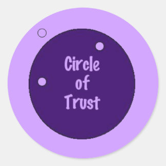 Circle of Trust Classic Round Sticker