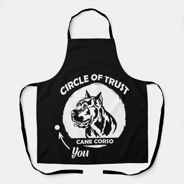 Circle Of Trust Funny Dog Lover Apron (Front)