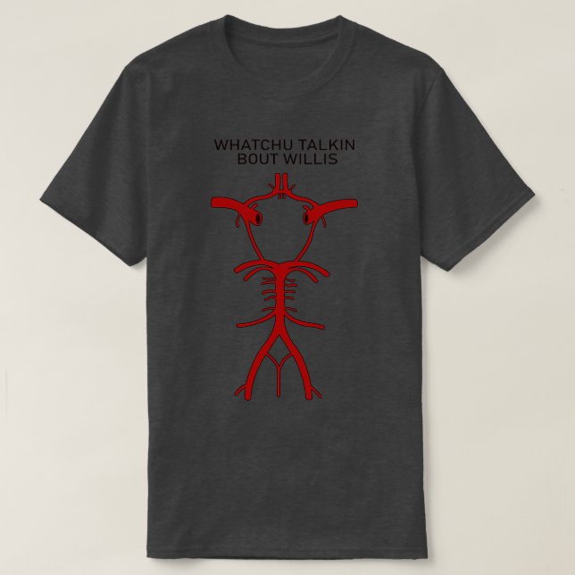 Circle of Willis Joke Brain Cardiologist Doctor Nu T-Shirt (Design Front)