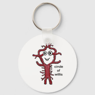 Circle of Willis Key Ring