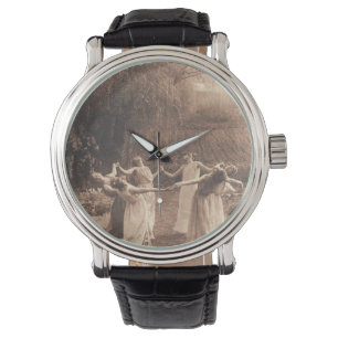 Circle Of Witches Vintage Women Dancing Watch