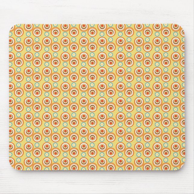Circle Pattern Mouse Pad (Front)