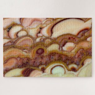 Circle Pattern Of Onyx Stone Jigsaw Puzzle