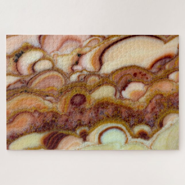 Circle Pattern Of Onyx Stone Jigsaw Puzzle (Horizontal)