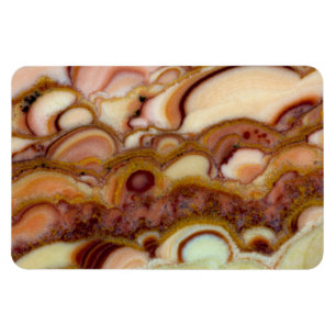 Circle Pattern Of Onyx Stone Magnet