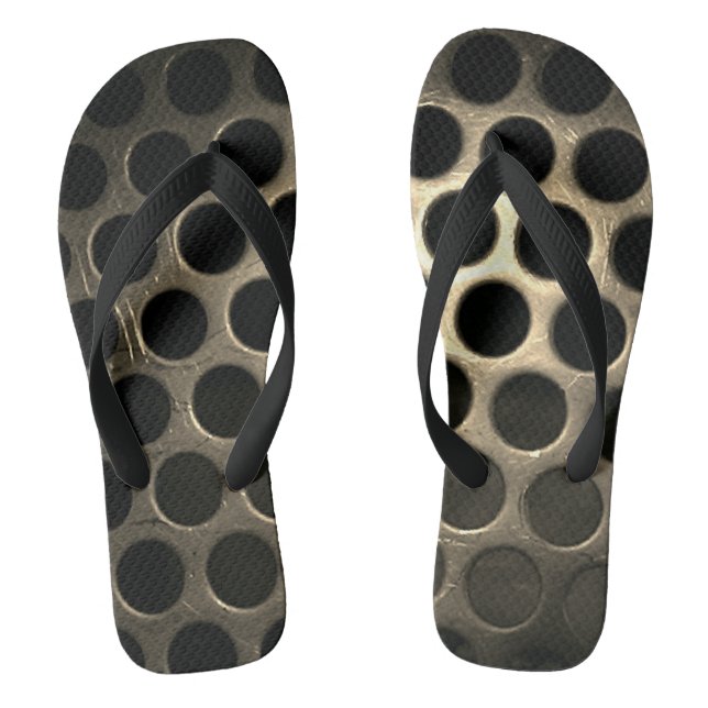 Circle Pattern Thongs (Footbed)