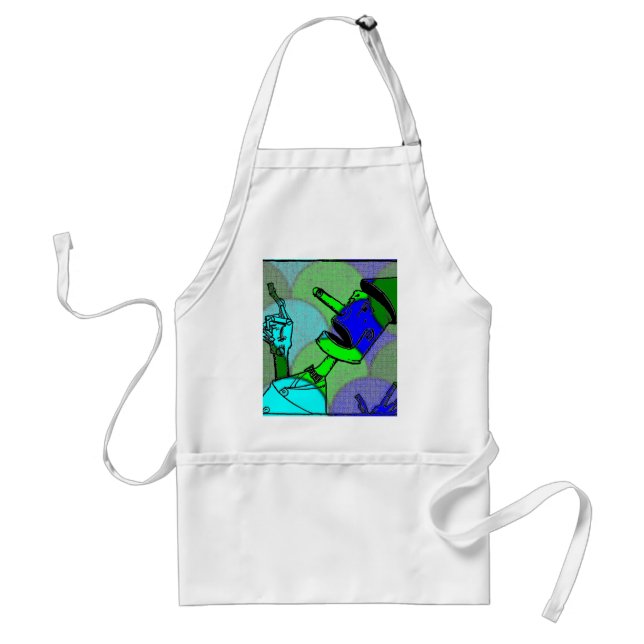 Circle Pattern Tin Man Apron (Front)