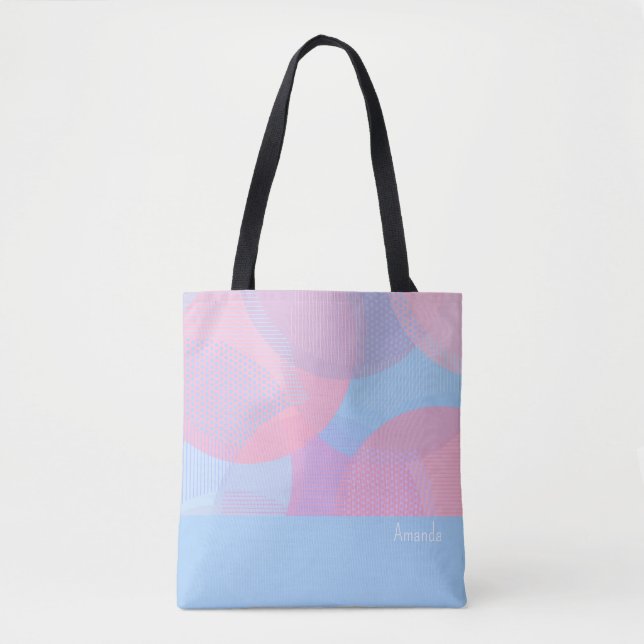 Circle Pattern Tote Bag (Front)