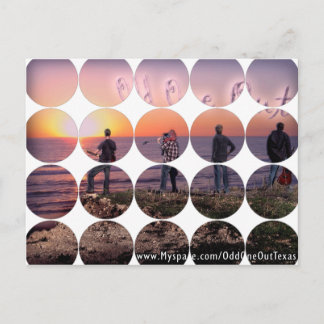 Circle Photo Postcard