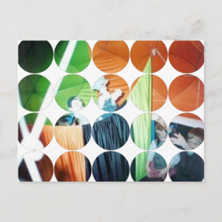 Circle Photo Postcard