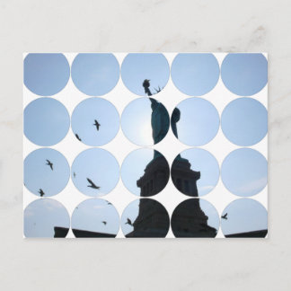 Circle Photo Postcard