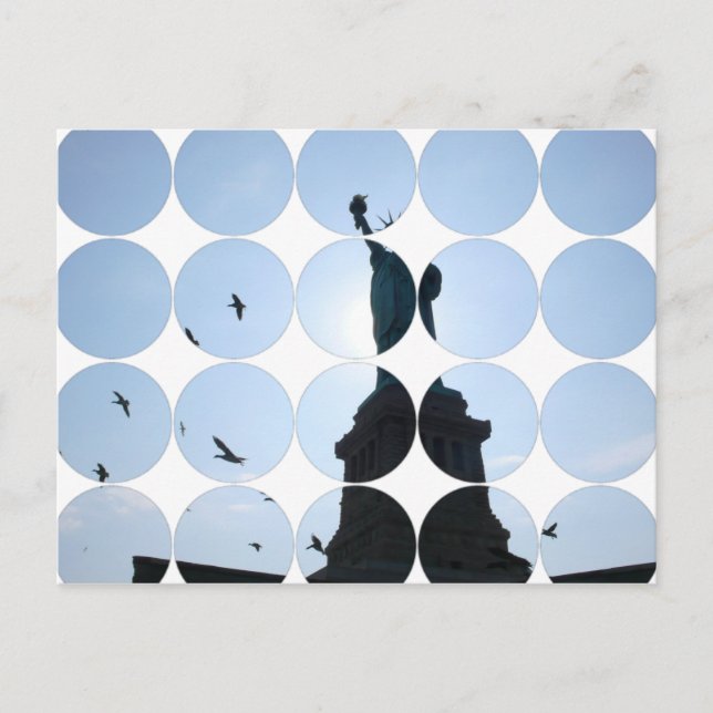 Circle Photo Postcard (Front)