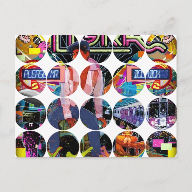 Circle Photo Postcard (Front)