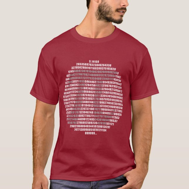 Circle PI Numbers Tee (Front)