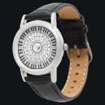 Circle Piano Keys Circle of Fifths Watch<br><div class="desc">Great gift for any pianist , learner of the piano or piano music lover this black and white piano key design features a circle of fifths inner circle. The circle of fifths is a way of quickly finding a relative minor to any major scale, as well as the number of...</div>