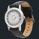 Circle Piano Keys Circle of Fifths Watch<br><div class="desc">Great gift for any pianist , learner of the piano or piano music lover this black and white piano key design features a circle of fifths inner circle. The circle of fifths is a way of quickly finding a relative minor to any major scale, as well as the number of...</div>